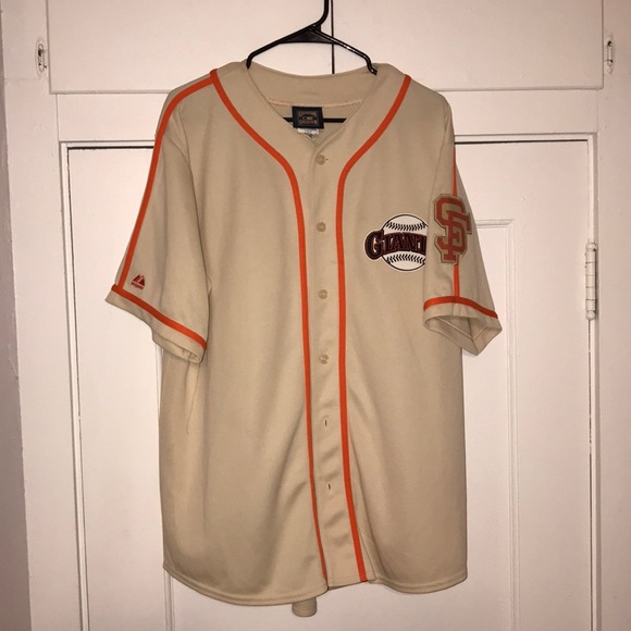 Majestic Other - 2 SF Giants Cooperstown Will Clark Jerseys M, L